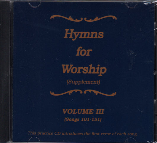 Hymns For Worship Supplement Practice CD #3 — One Stone Biblical Resources