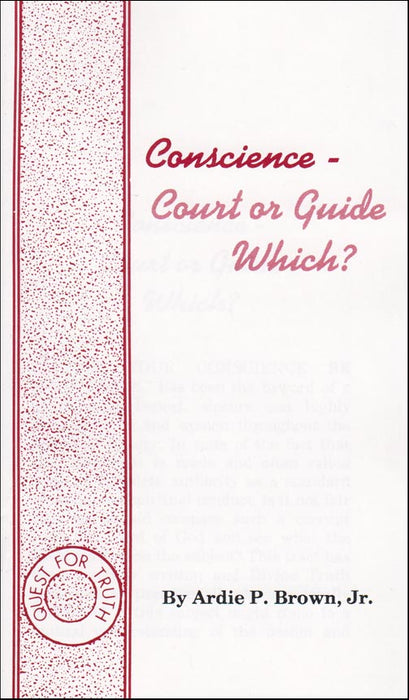 Conscience Court or Guide Which? One Stone Biblical Resources
