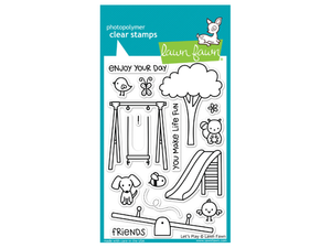 Lawn Fawn Let's Play Cling Stamp Set