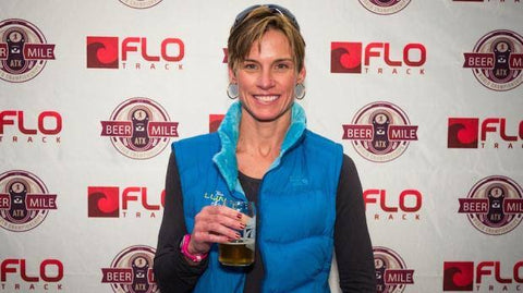 Andrea Fisher Beer Mile Master's World Record Holder