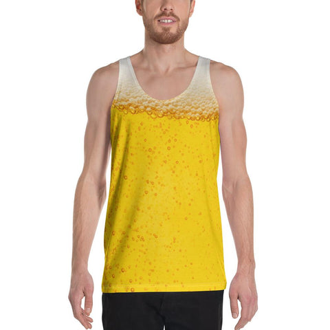 Beer All Over Tank Top - Beer Drinking Tank