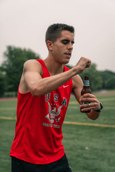 Chris Robertson Beer Mile American Record Team USA