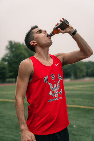 Chris Robertson Beer Mile American Record Team USA