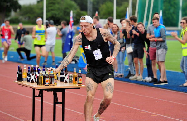 Dale King Clutterbuck England Beer Mile