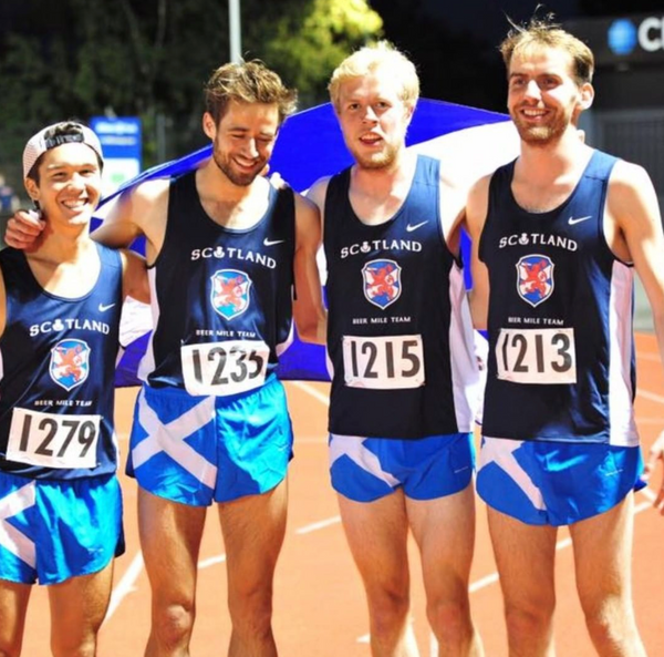 Scotland Beer Mile Team