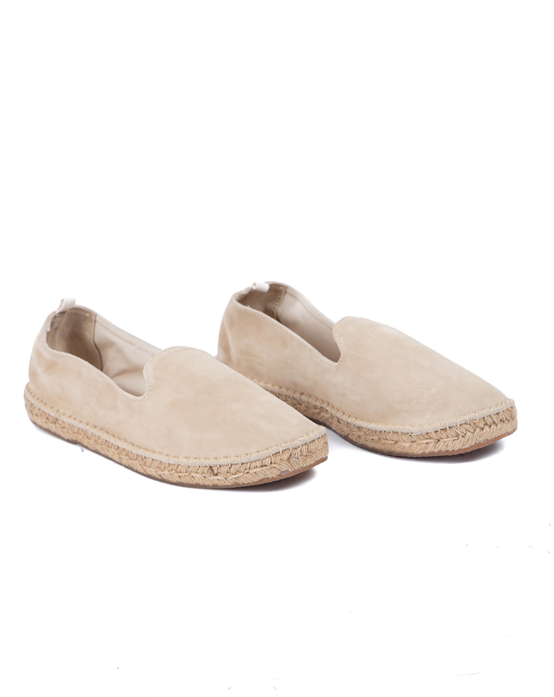Atene - Beige suede espadrilles