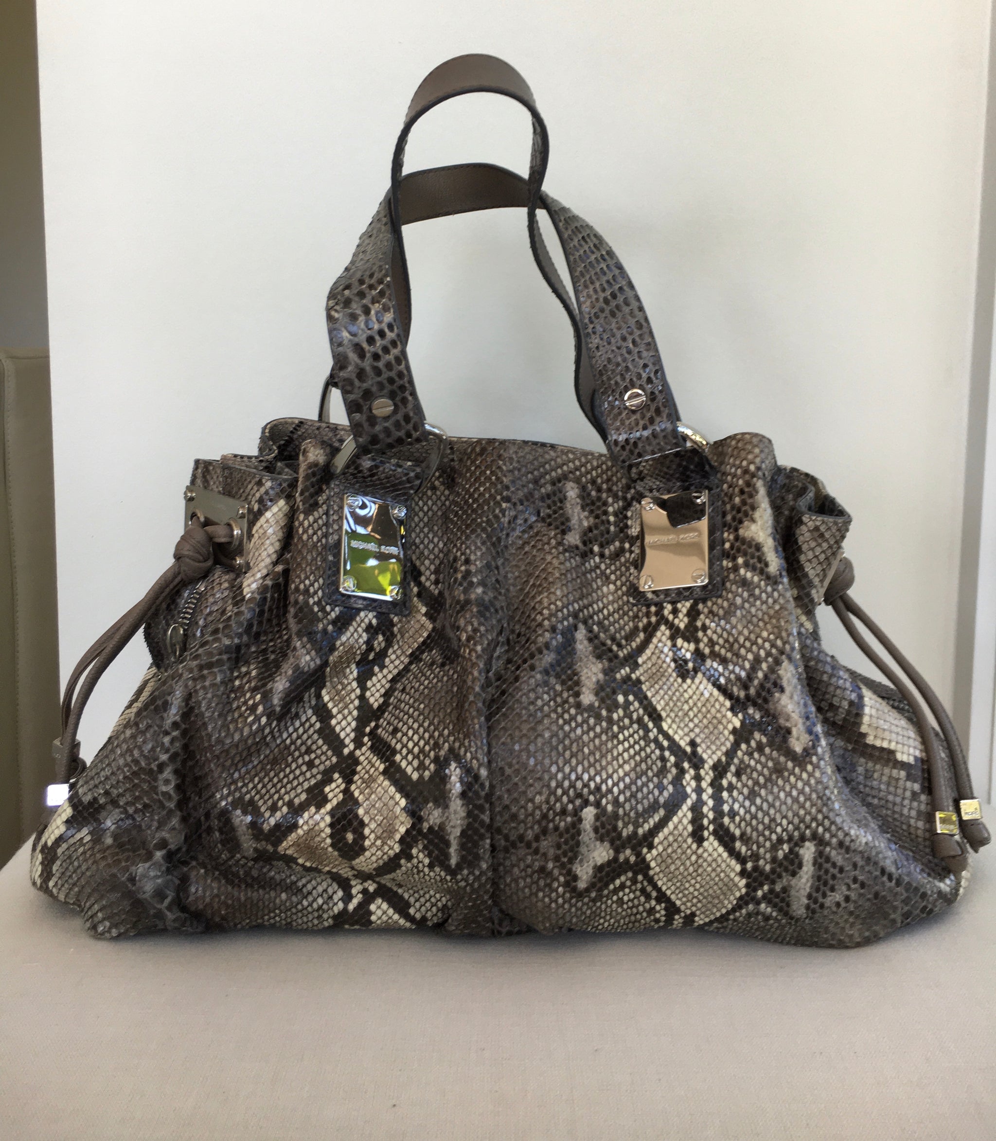 michael kors snakeskin bags