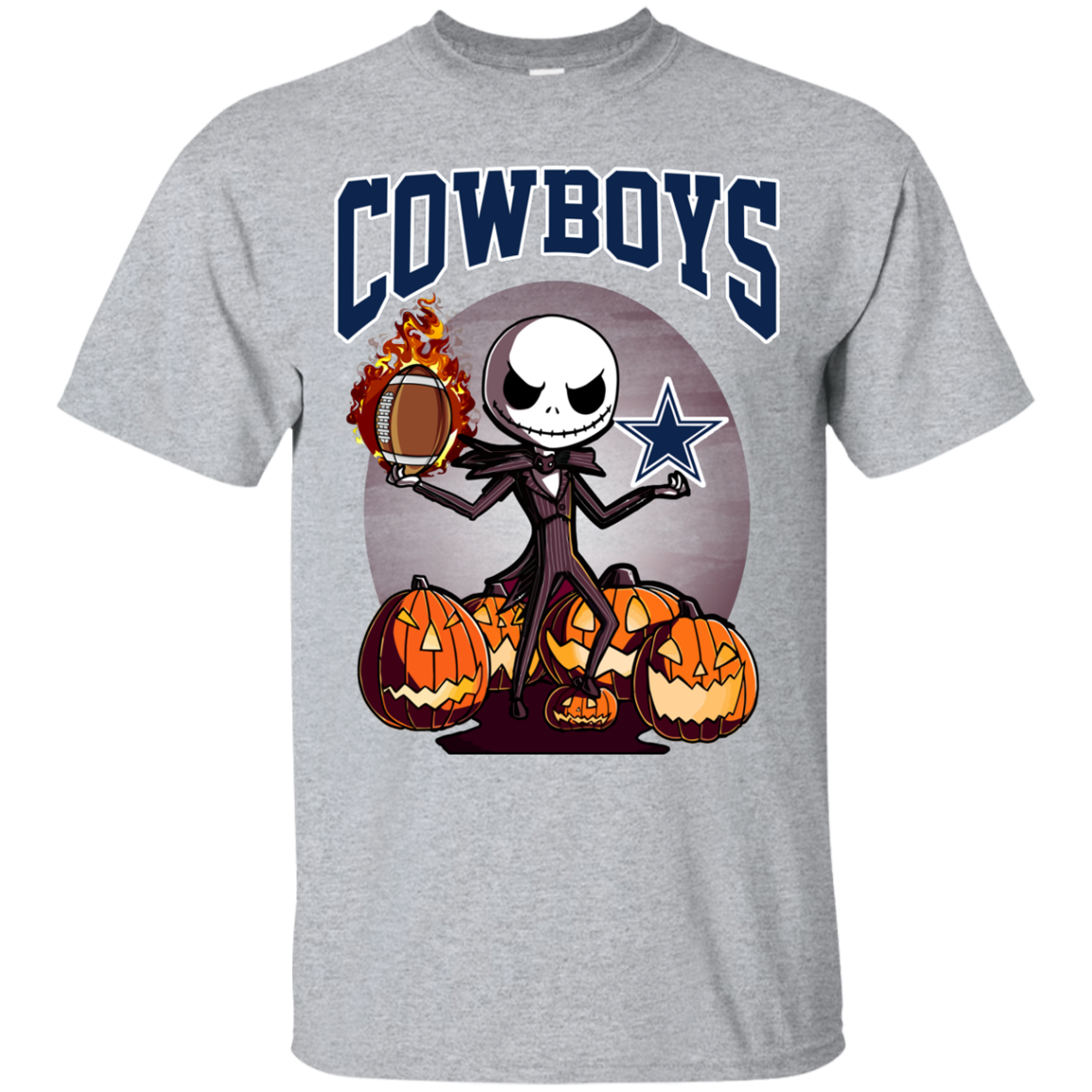 Dallas Cowboys NFL Fear The Cowboys Jack Skellington Halloween Personalized  Baseball Jersey - Growkoc