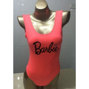 Sexy Barbie One piece Swimsuit Collection - Barbie Orange / S