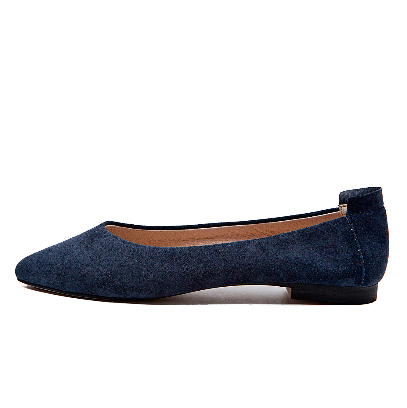 navy flats shoes