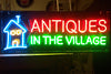 Antiques in the Village custom neon sign