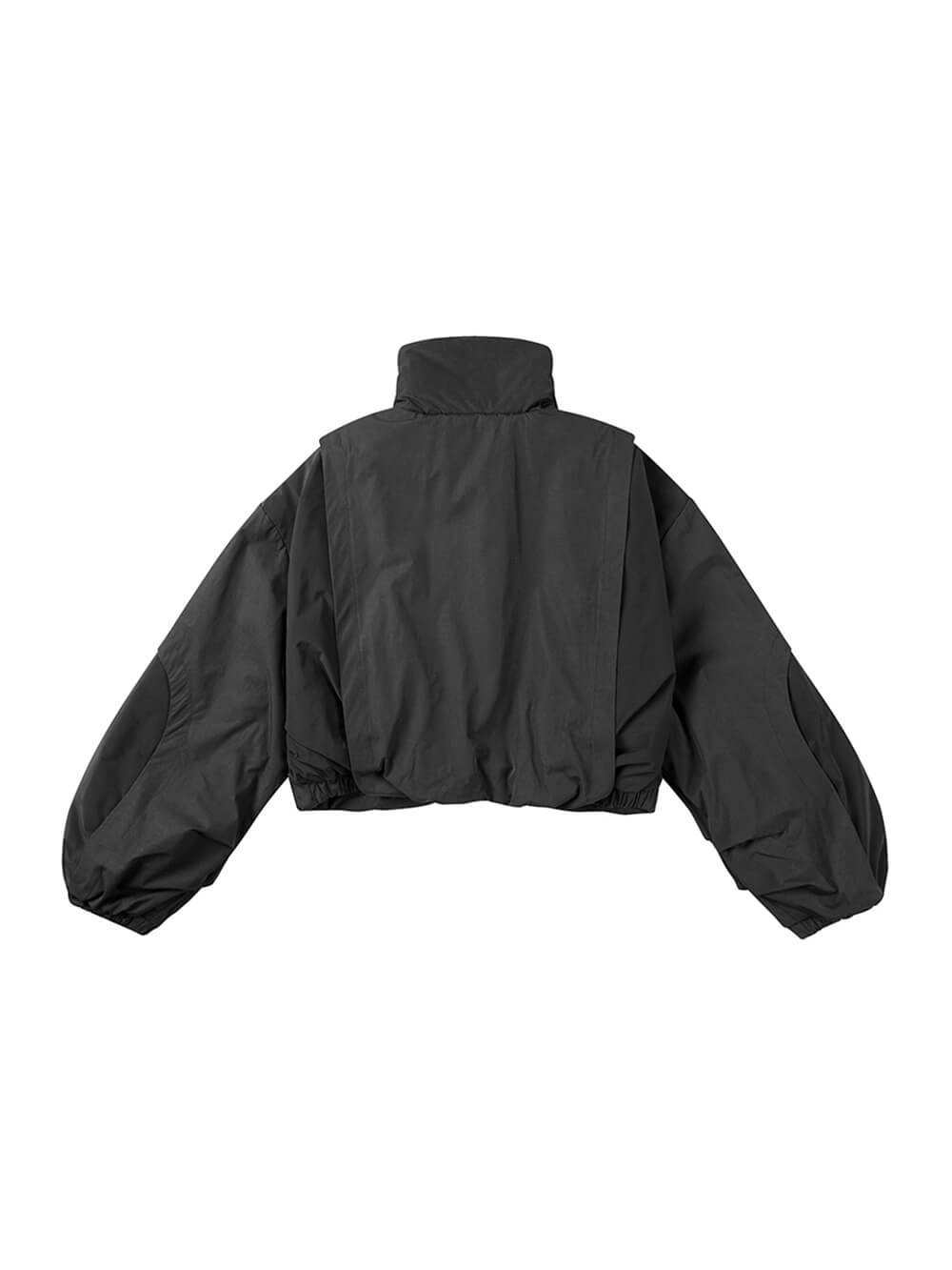 MUKTANK XDAMAGE ASIA Black Stitching Short Cotton Jacket