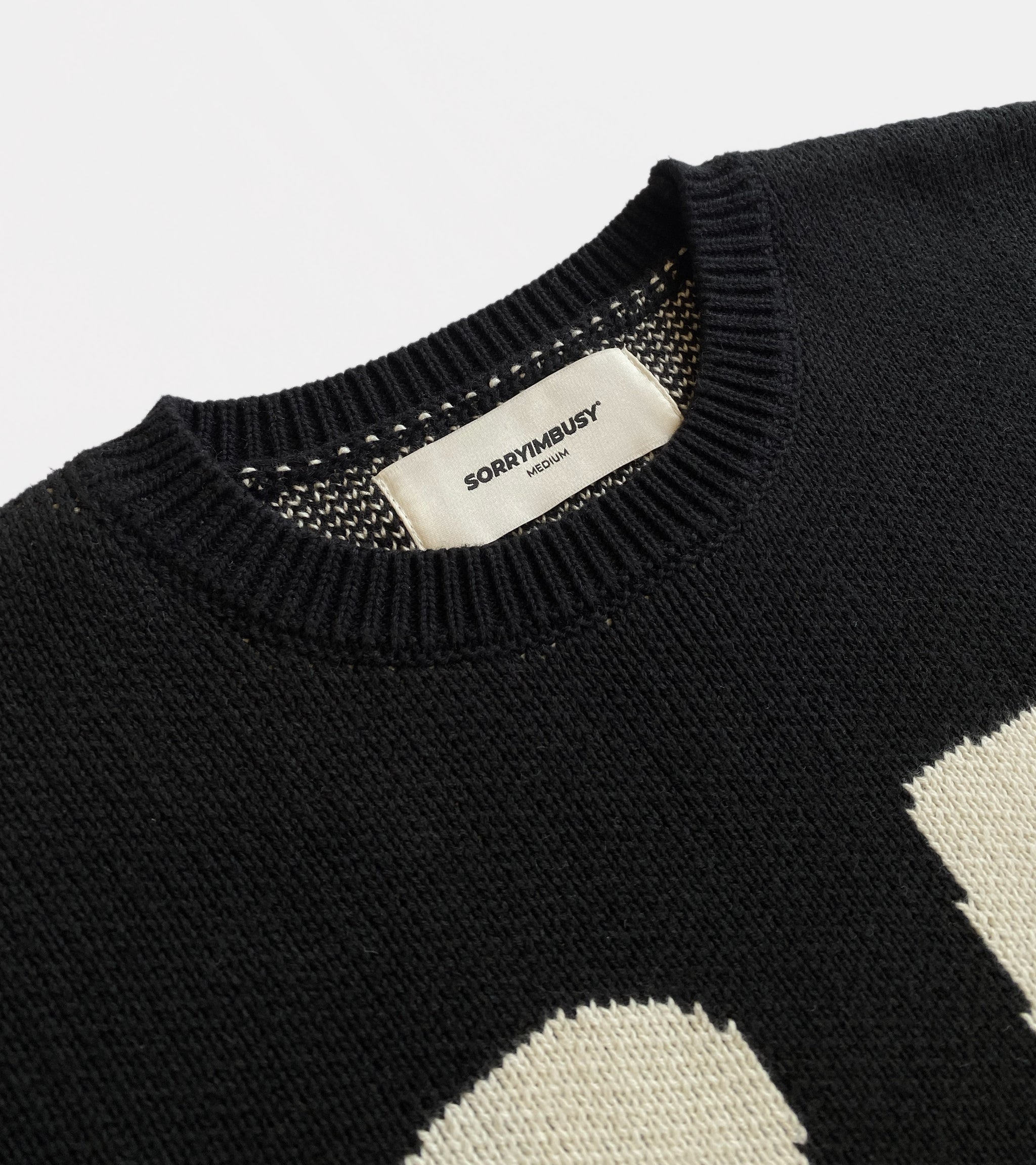Spellout Knit - Black