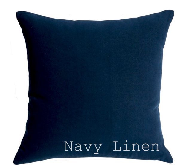 navy pillow covers 20x20