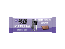 8a. LoveRaw Vegan Milk Choc Bars