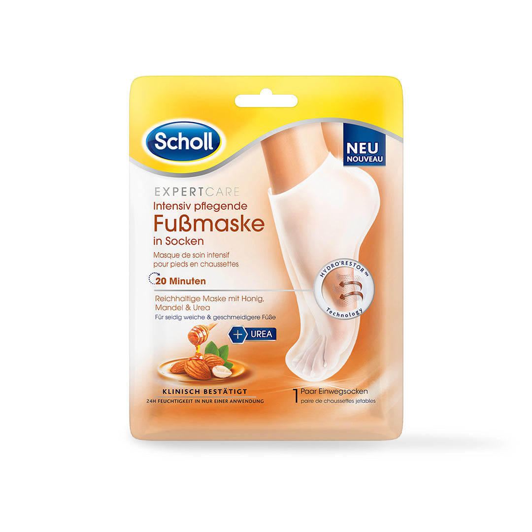 Scholl Expertcare intensiv und – Scholl Honig DE mit pflegende Fussmaske Socken in