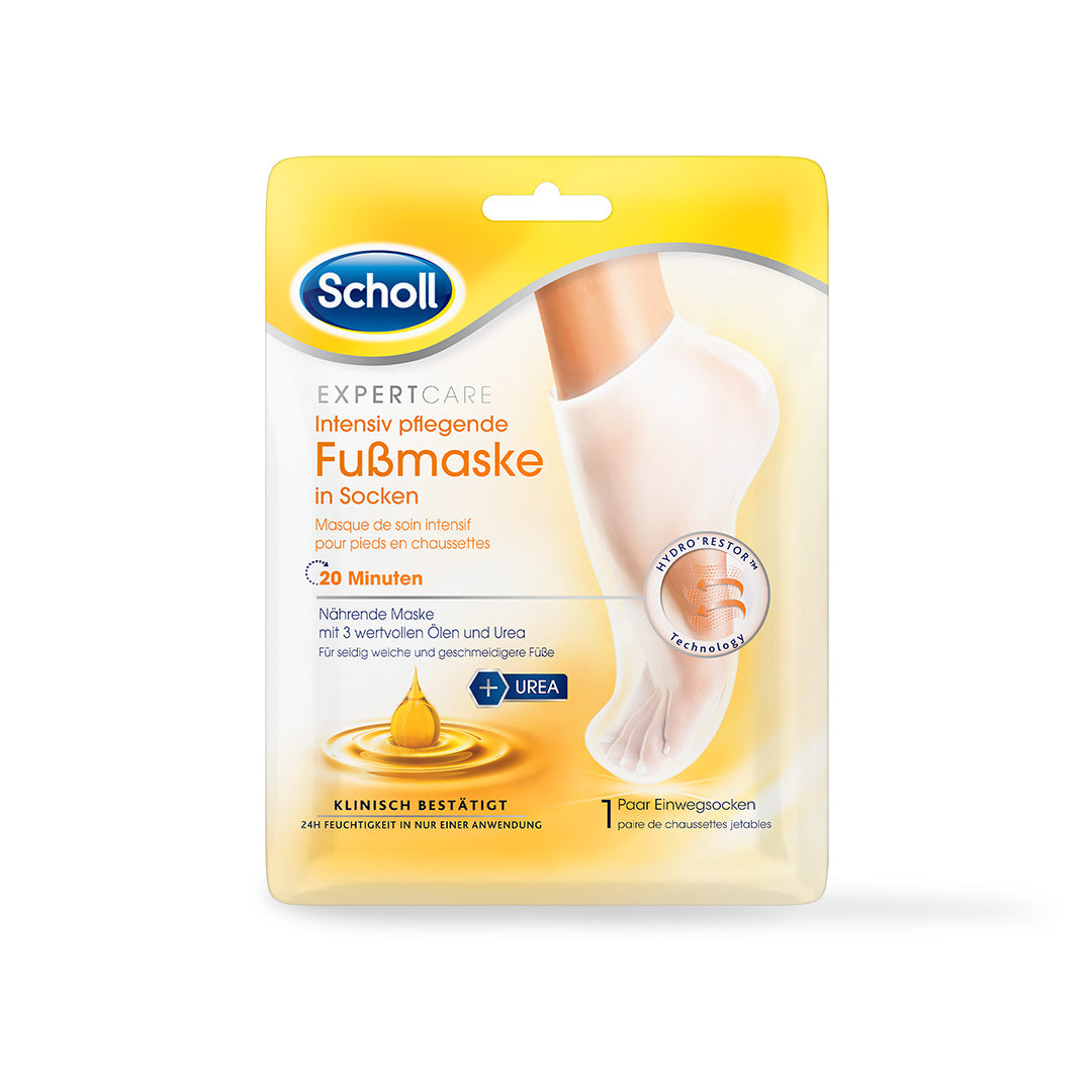 Scholl ExpertCare Intensiv pflegende Fussmaske in Socken – Nährende Ma –  Scholl DE
