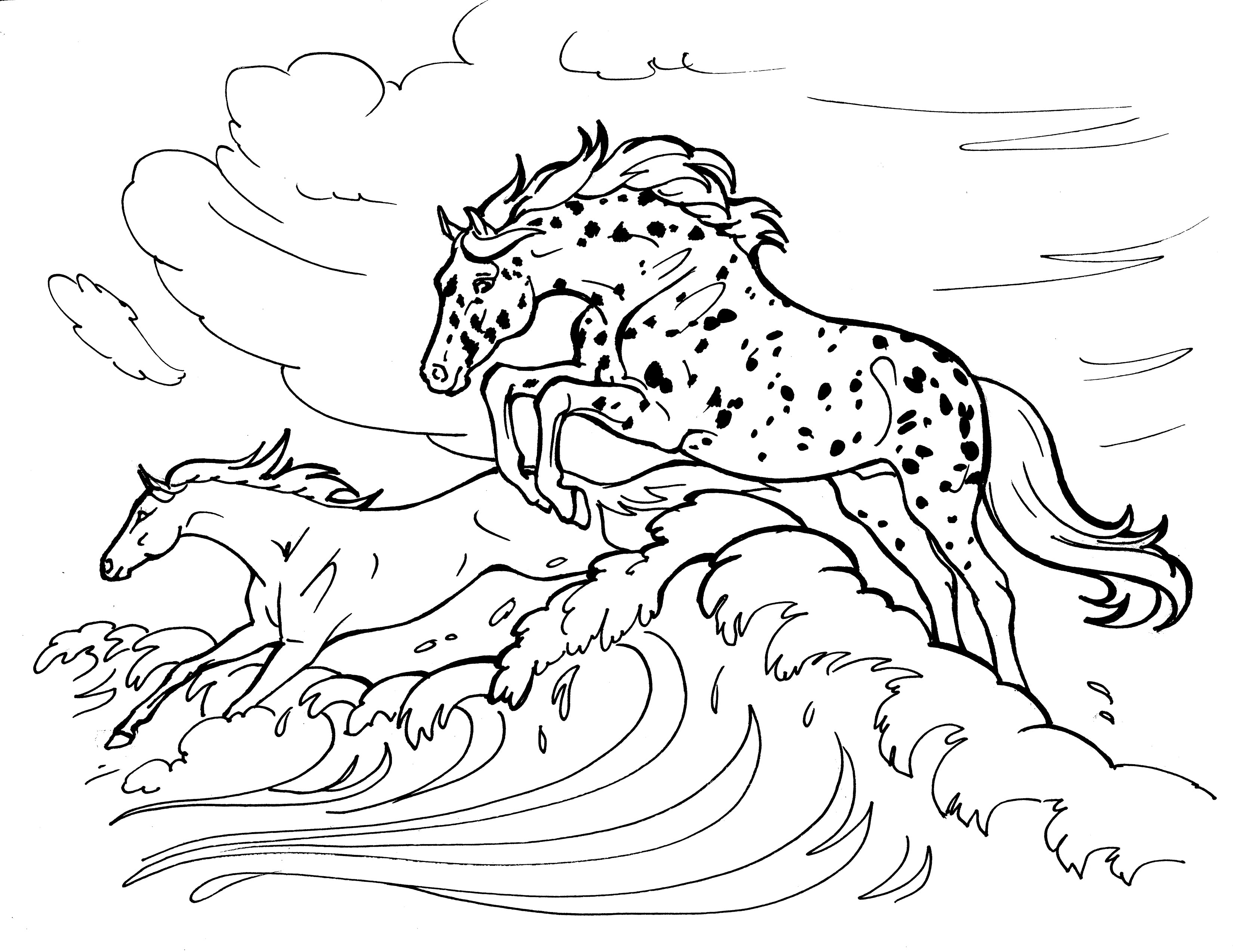 Breyer Horse Coloring Pages