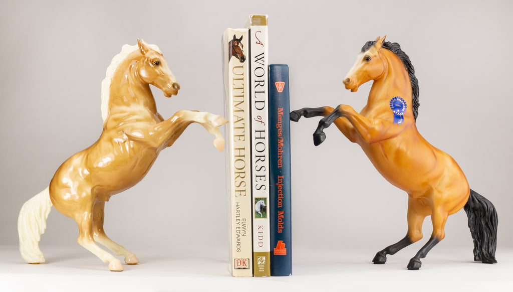 Fighting Stallion Bookends