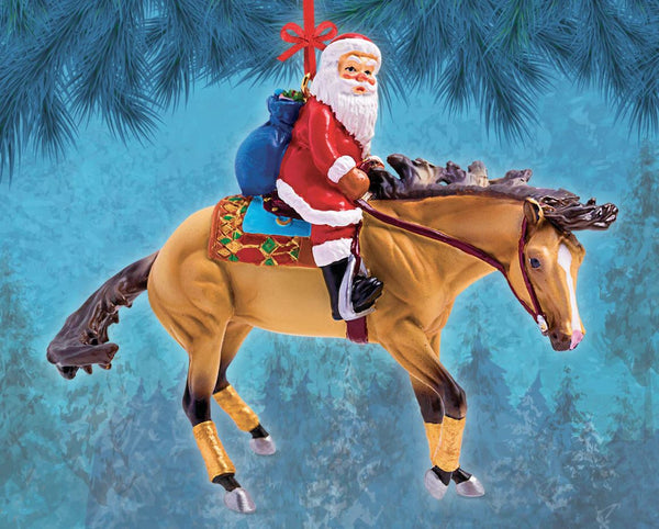 Reining Santa Ornament