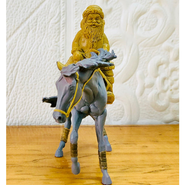 Reining Santa Ornament Sculpt