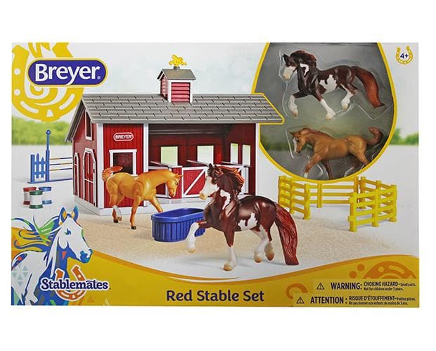 horse and stable set