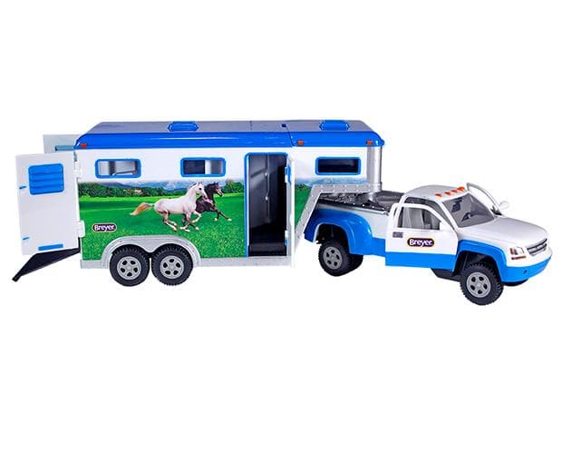 horse trailer and truck toy