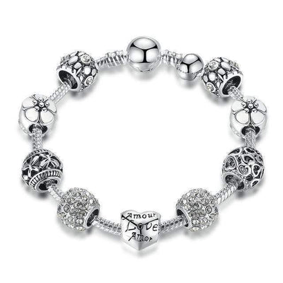 Pandora Pandora Styled Silver Charm Bracelet Silver / 20cm