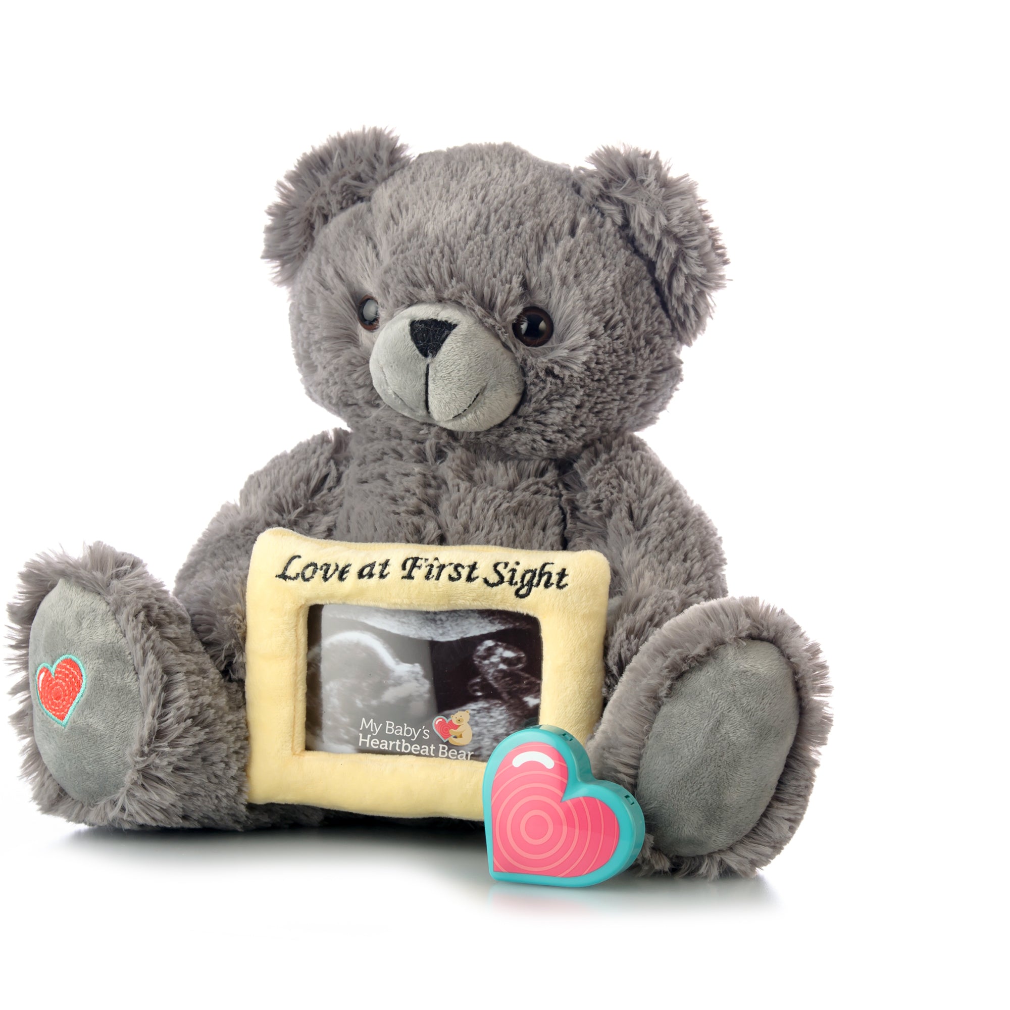 Gray Love Teddy Bear Stuffed Animal Kit 13 Big My Baby S Heartbeat Bear