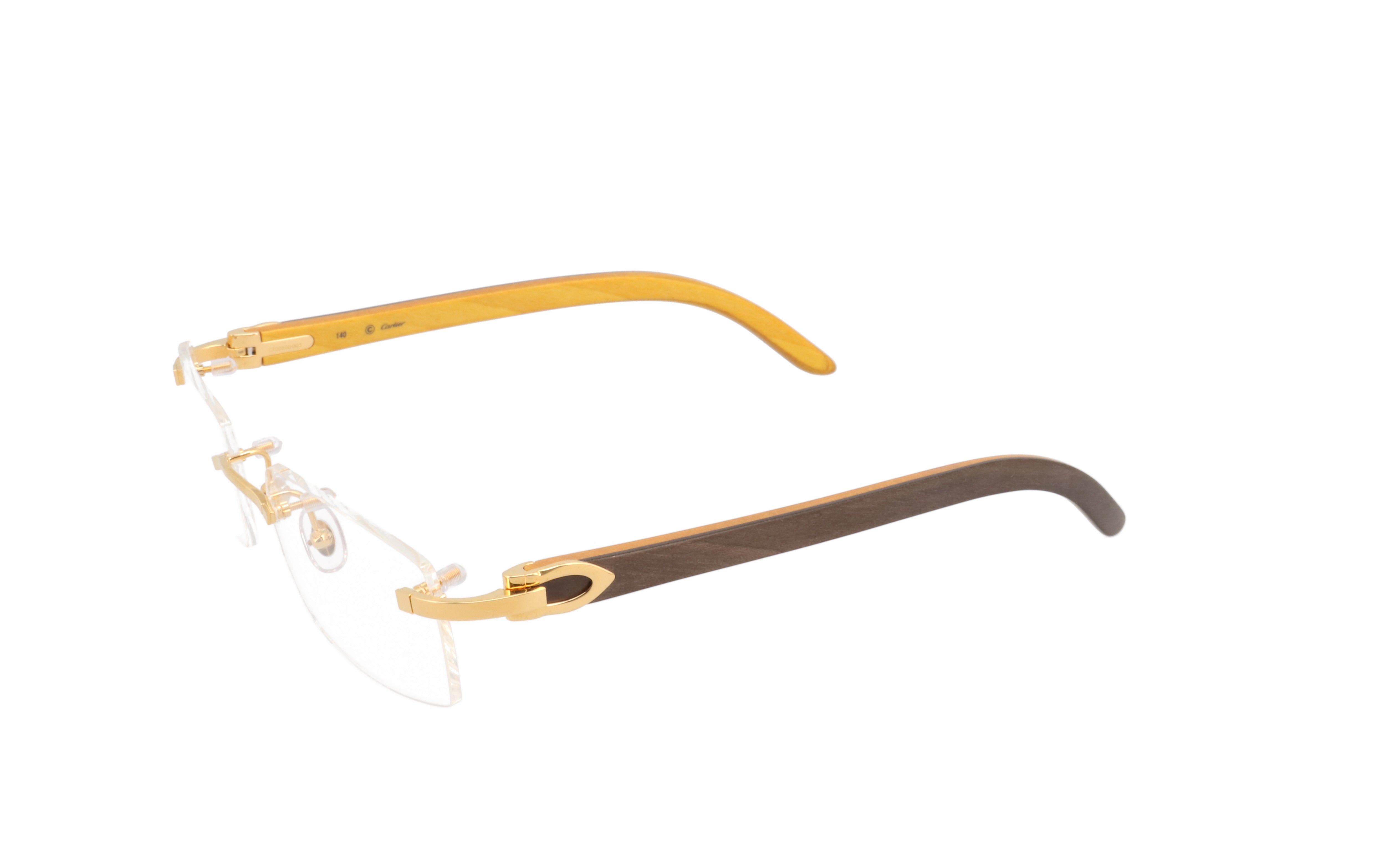 yellow cartier frames