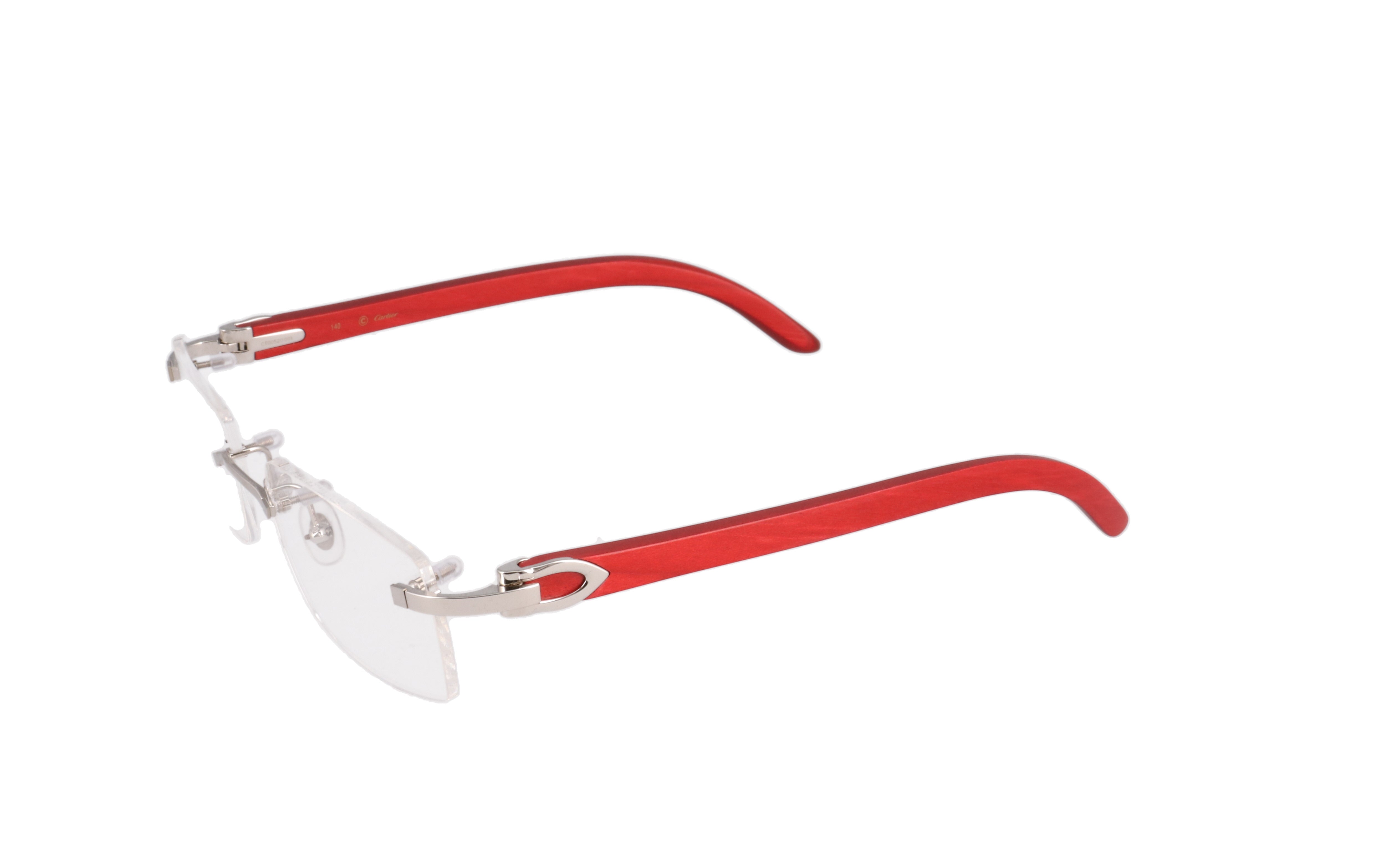 cartier glasses red