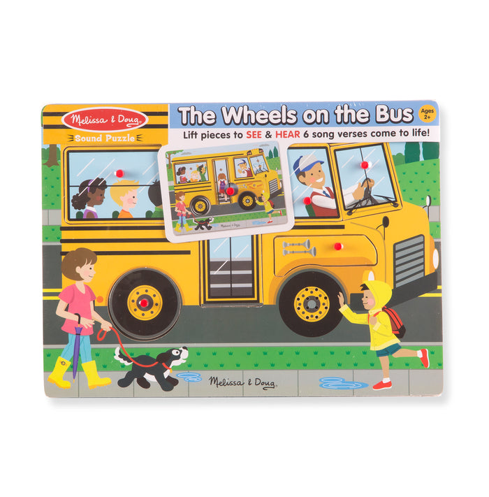 Melissa And Doug Rompecabezas De Sonido Wheels On The Bus 739 La Sonrisa Del Caiman