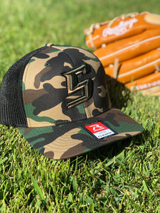 Wolves Camo Fitted Trucker