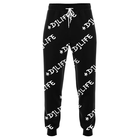 black athletic joggers