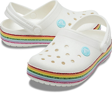 journeys rainbow crocs