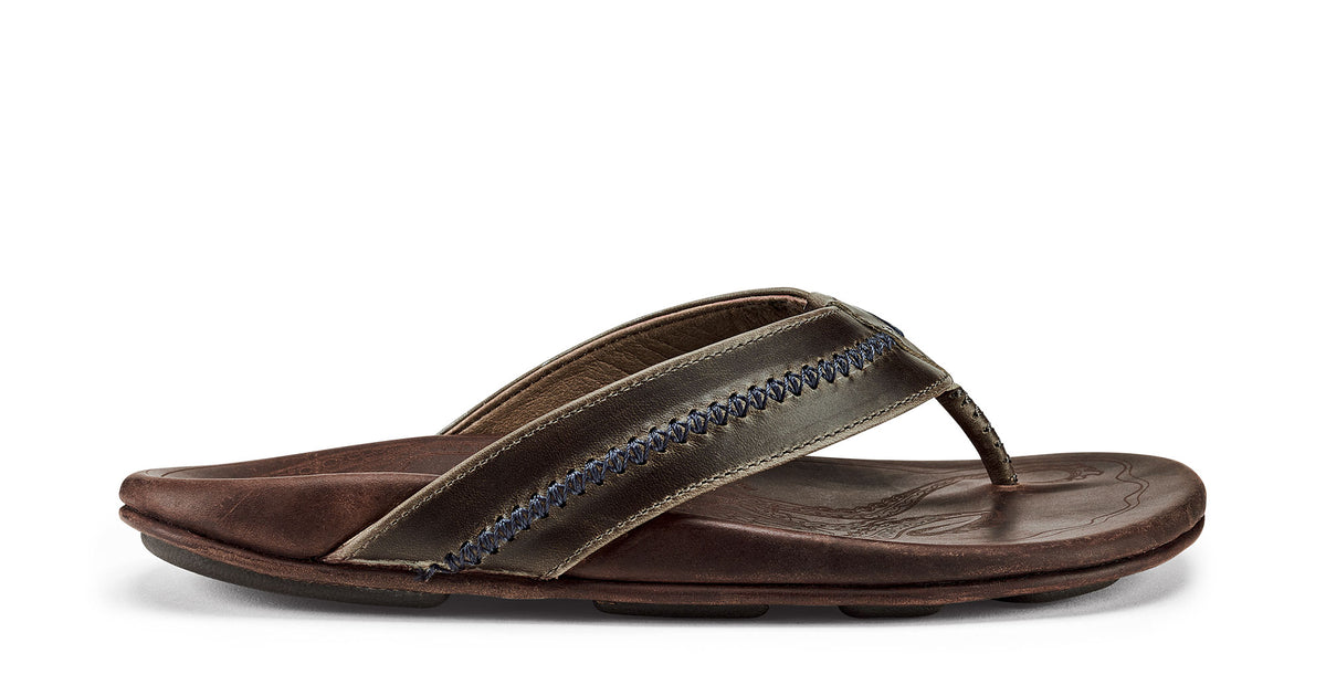 Mea Ola Men’s Leather Beach Sandals | OluKai