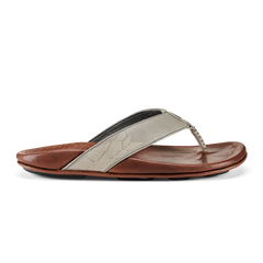 Dark Wood | Men's Leather Beach Sandals