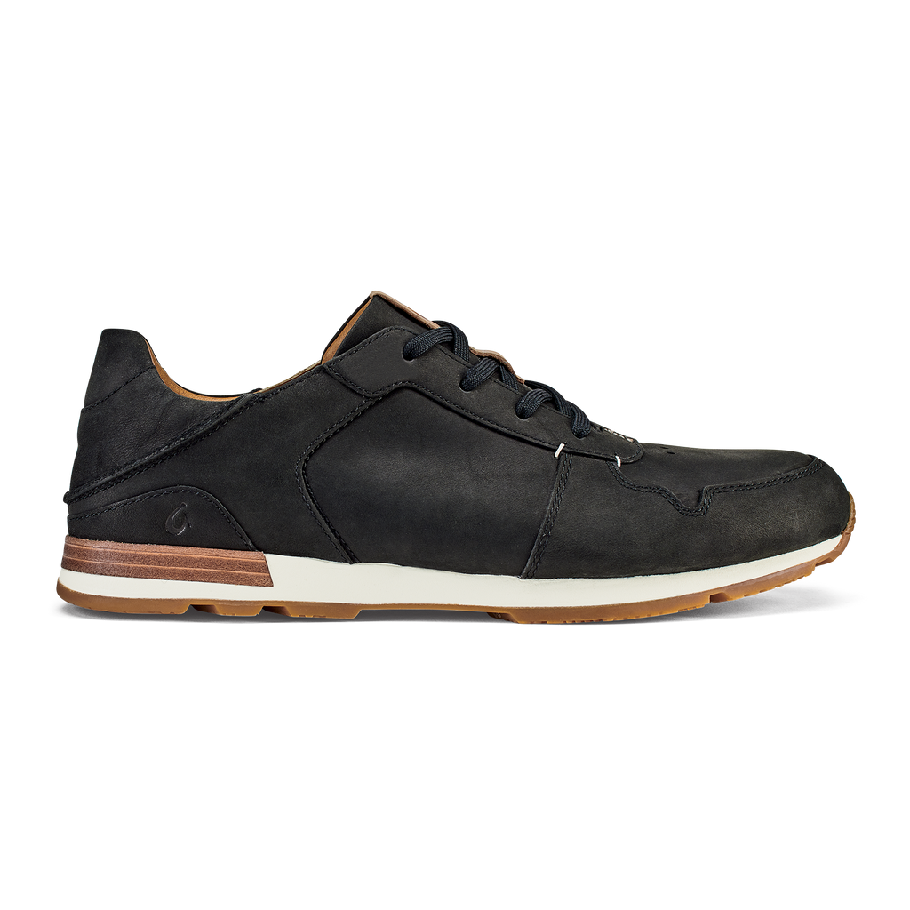 Men's Waxed Nubuck Leather Sneakers