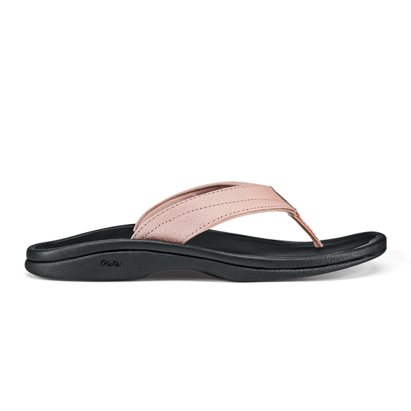 olukai womens leather flip flops