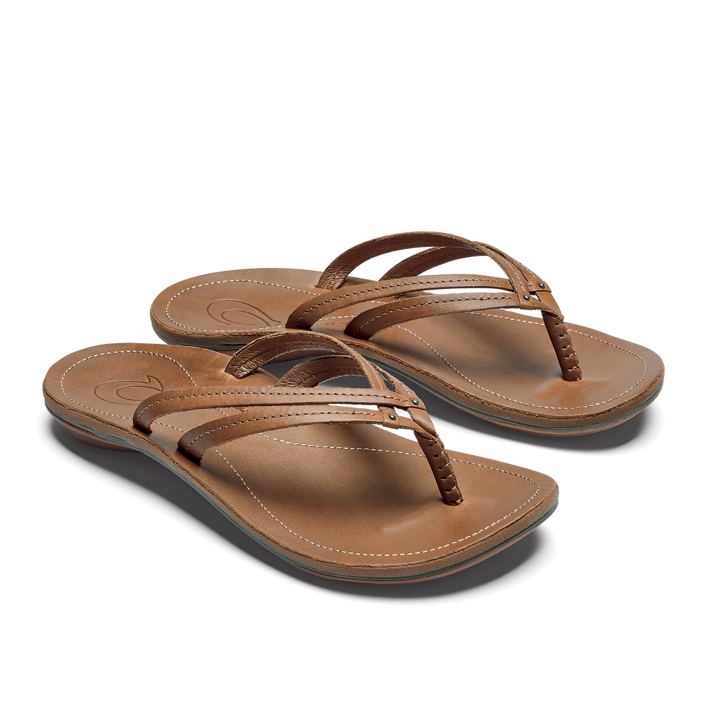 olukai leather sandals womens