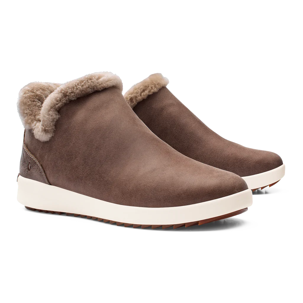 Women's Olukai, Malua Hulu Shearling Slipper Bootie