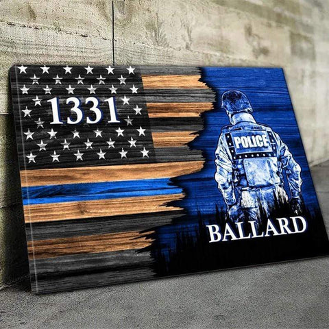 Custom Police Gifts For Men Thin Blue Line Flag Spartan Helmet Classic  T-shirt By Vivu991 - Artistshot