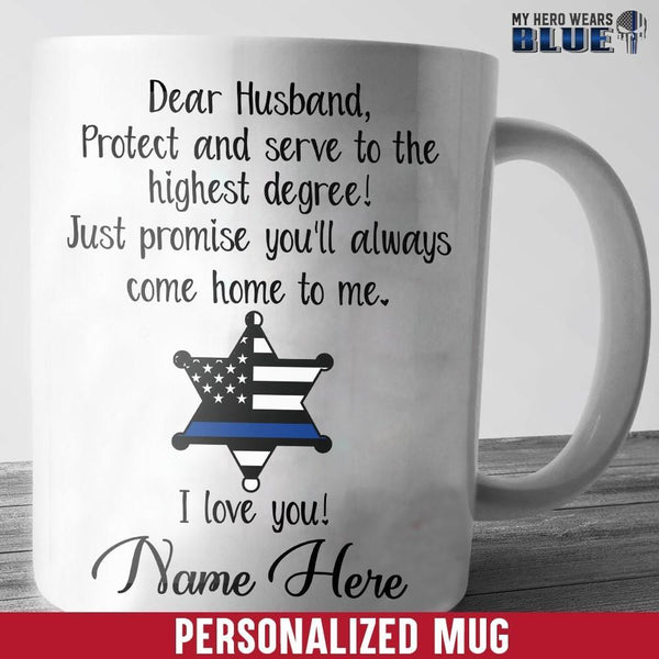 dear husband mug
