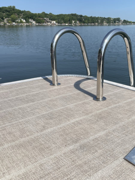 Boat flooring and ladder