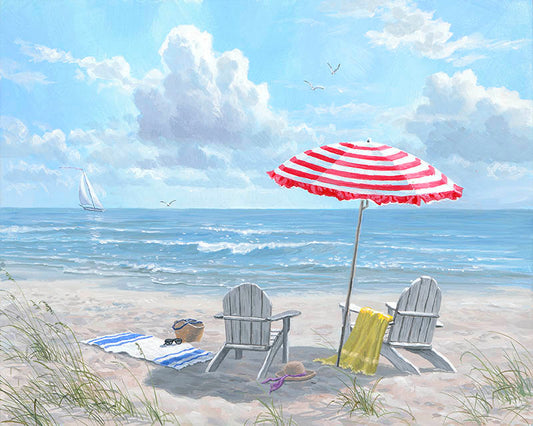 Paint by Numbers Beach Scene
