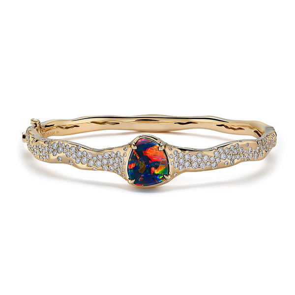 Lightning Ridge Black Opal bracelet