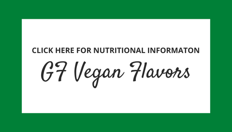 GF Vegan Scone Nutritional Information