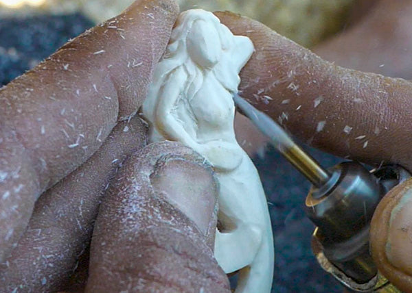 Bali Necklaces Mermaid Carving