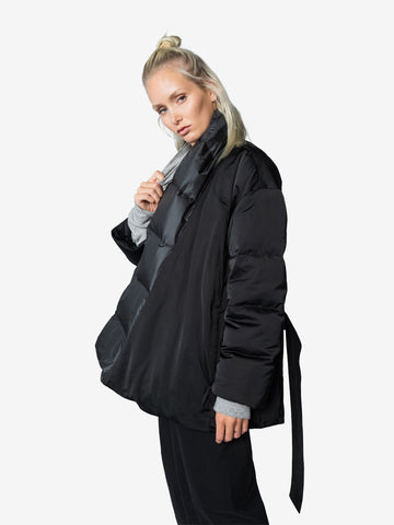 FA20 WOMENS DOWN OVERSIZED WRAP UMBER,SHOPIFY US 4756832354353