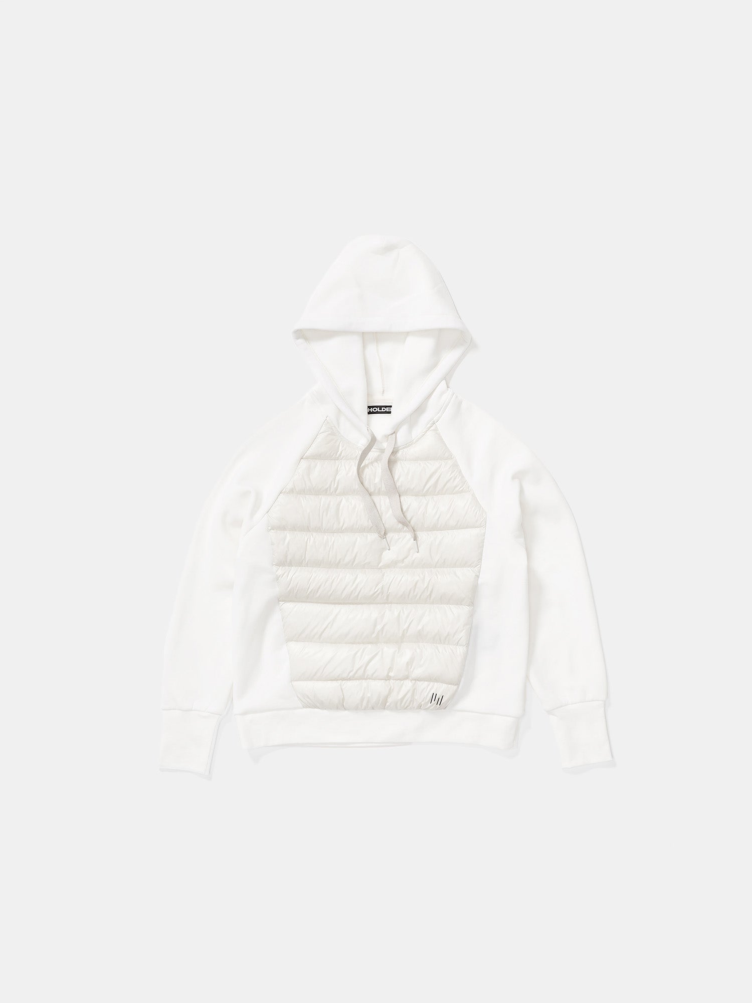 W Hybrid Down Hoodie - Pearl